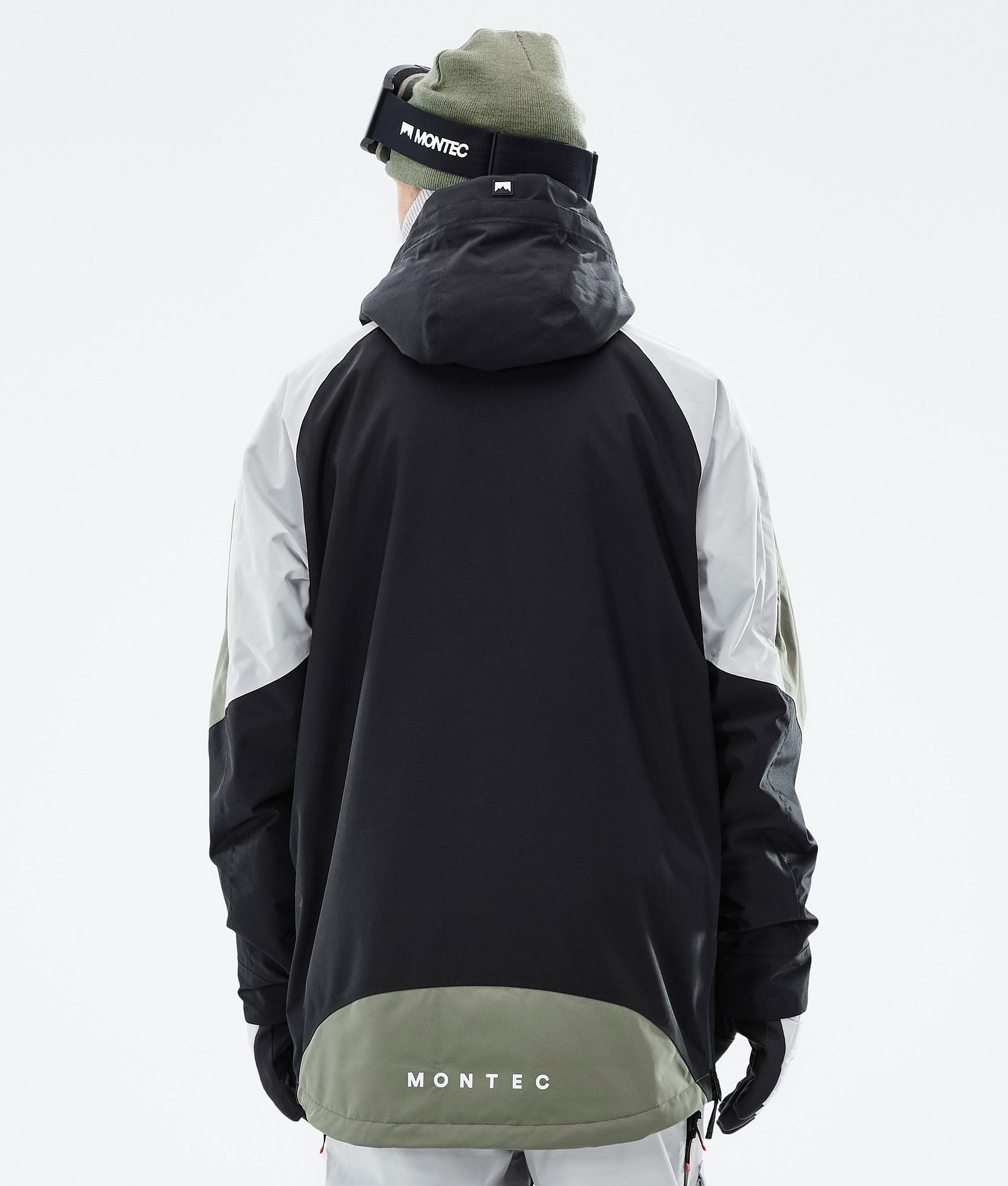 Montec Apex Snowboardjakke Herre Greenish/Black/Light Grey, Bilde 7 av 10