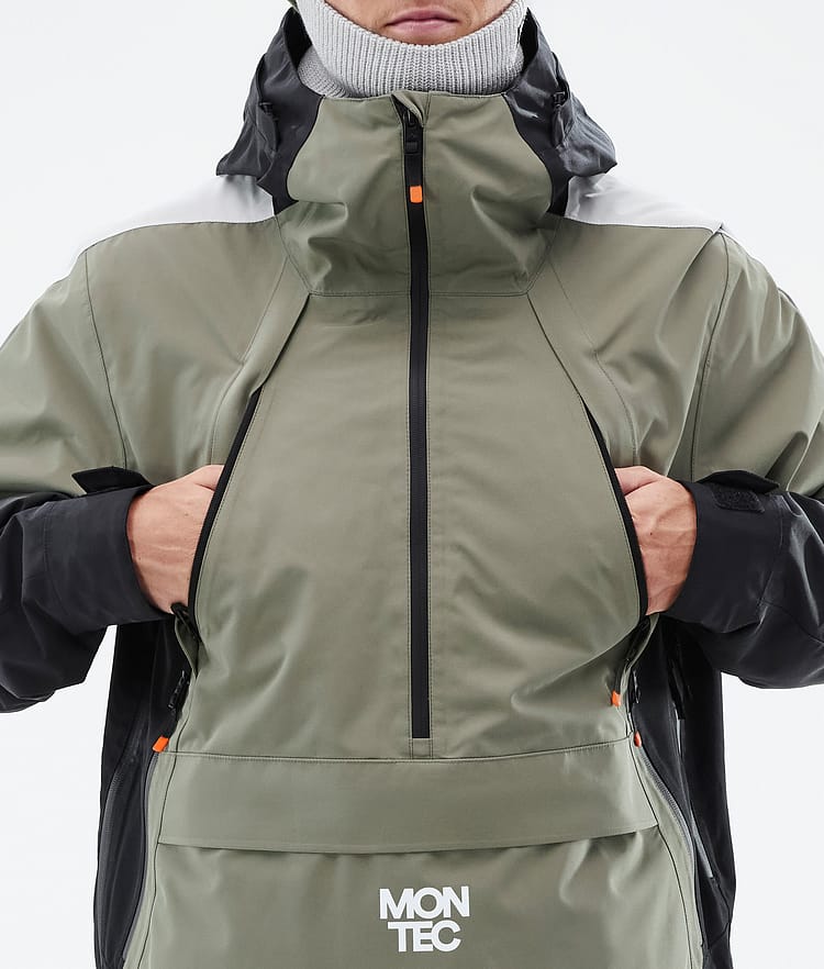 Montec Apex Snowboardjakke Herre Greenish/Black/Light Grey, Bilde 10 av 10
