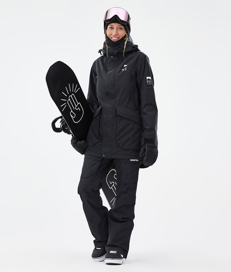 Montec Virago W Snowboardjakke Dame Black