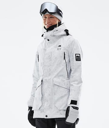 Montec Virago W Snowboardjakke White Tiedye