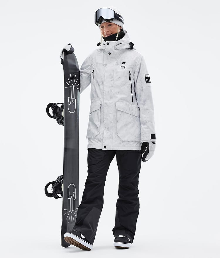 Montec Virago W Snowboardjakke Dame White Tiedye Renewed, Bilde 3 av 10