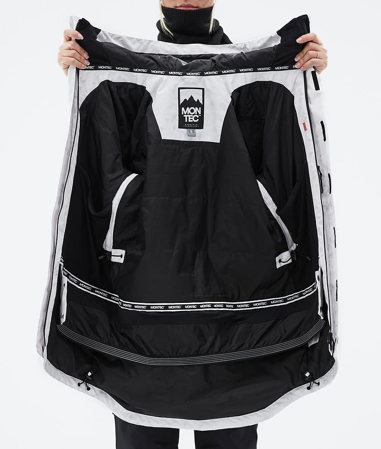 Montec Virago W Snowboardjakke Dame White Tiedye Renewed, Bilde 10 av 10