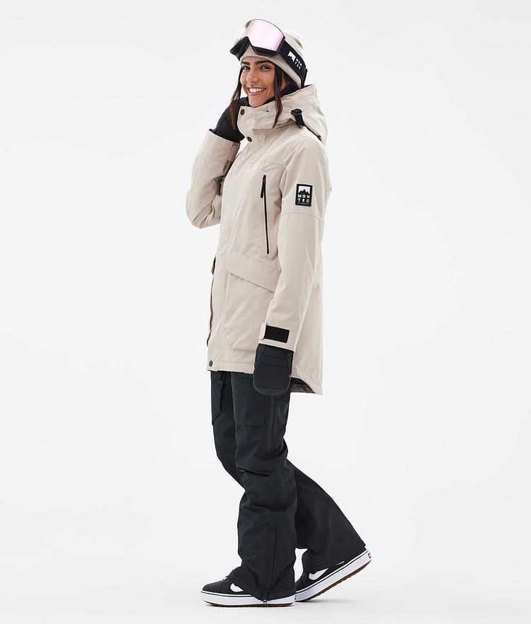 Montec Virago W Snowboardjakke Dame Sand Renewed, Bilde 4 av 10