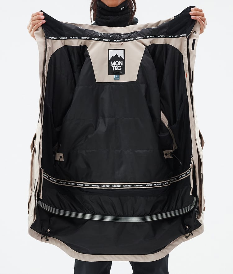 Montec Virago W Snowboardjakke Dame Sand Renewed, Bilde 10 av 10