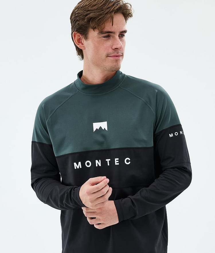 Montec Alpha Superundertøy overdel Herre Dark Atlantic/Black, Bilde 2 av 5