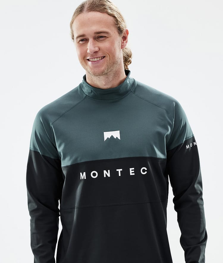 Montec Alpha Superundertøy overdel Herre Dark Atlantic/Black, Bilde 2 av 5