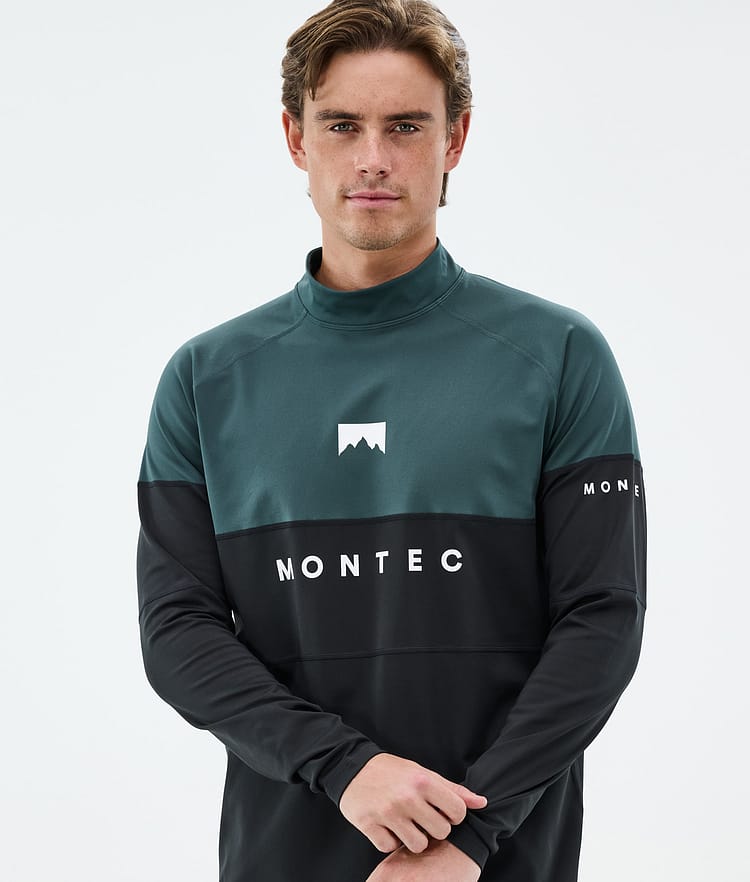 Montec Alpha Superundertøy overdel Herre Dark Atlantic/Black, Bilde 2 av 5