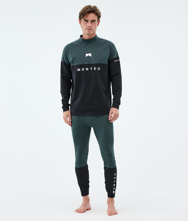 Montec Alpha Superundertøy overdel Herre Dark Atlantic/Black, Bilde 3 av 5
