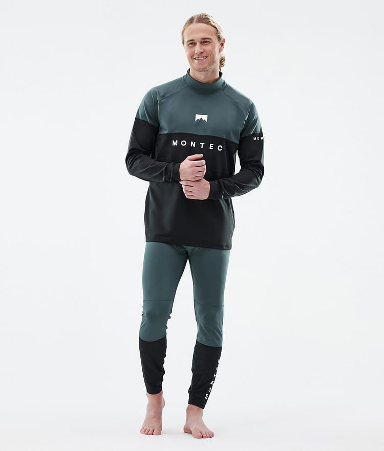 Montec Alpha Superundertøy overdel Herre Dark Atlantic/Black, Bilde 3 av 5