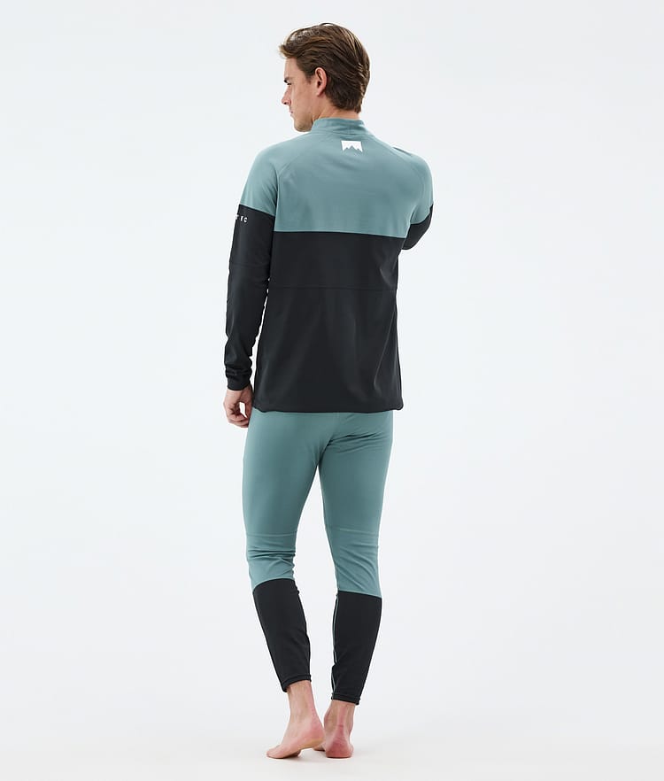 Montec Alpha Superundertøy overdel Herre Atlantic/Black, Bilde 4 av 5