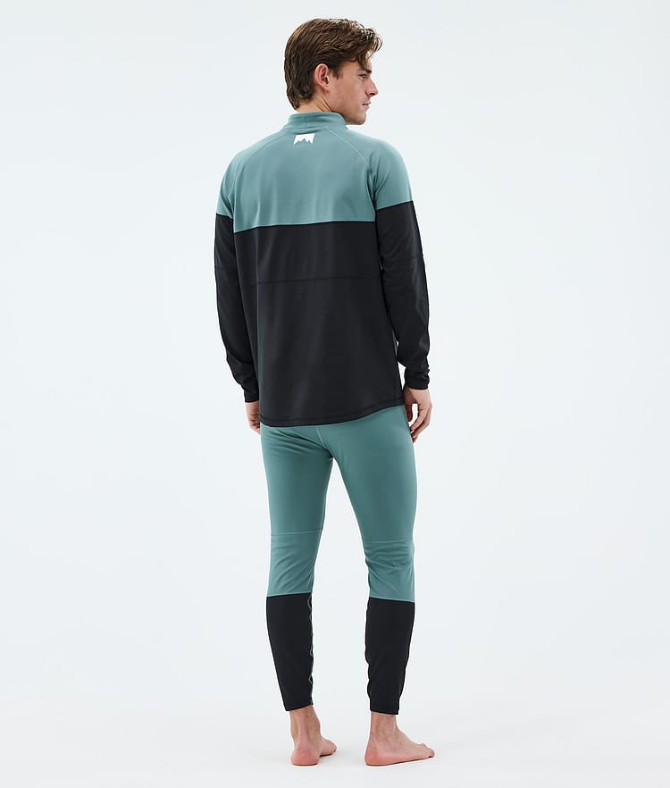 Montec Alpha Superundertøy overdel Herre Atlantic/Black, Bilde 4 av 5