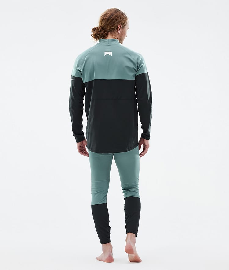Montec Alpha Superundertøy overdel Herre Atlantic/Black, Bilde 4 av 5