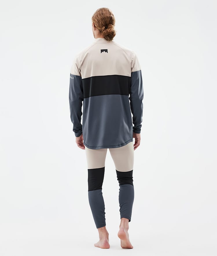 Montec Alpha Superundertøy overdel Herre Sand/Black/Metal Blue, Bilde 5 av 6