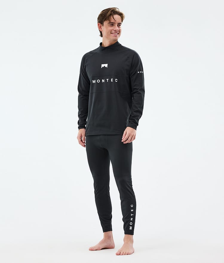 Montec Alpha Superundertøy bukse Herre Black, Bilde 3 av 7