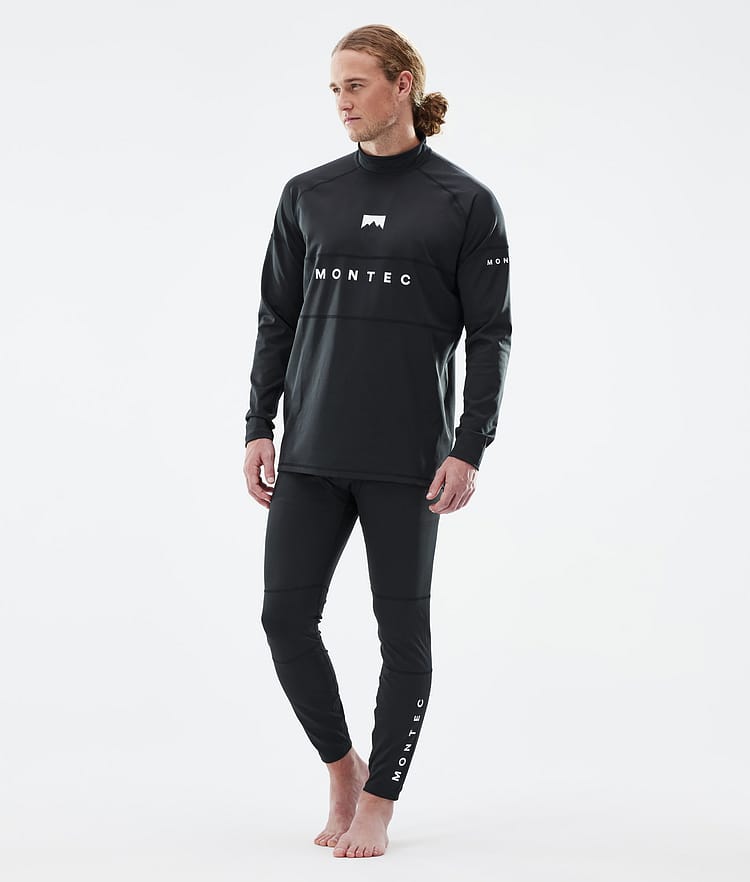 Montec Alpha Superundertøy bukse Herre Black, Bilde 3 av 7