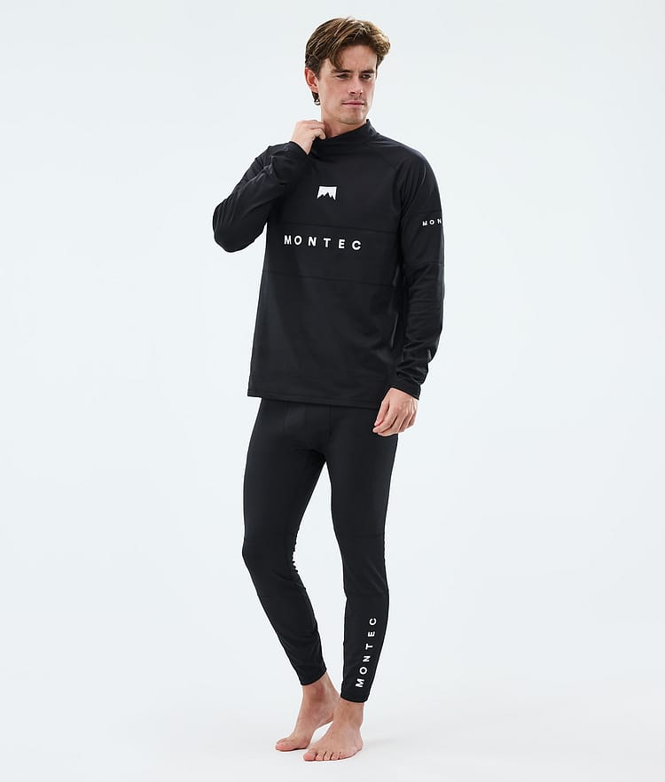 Montec Alpha Superundertøy bukse Herre Black, Bilde 3 av 7