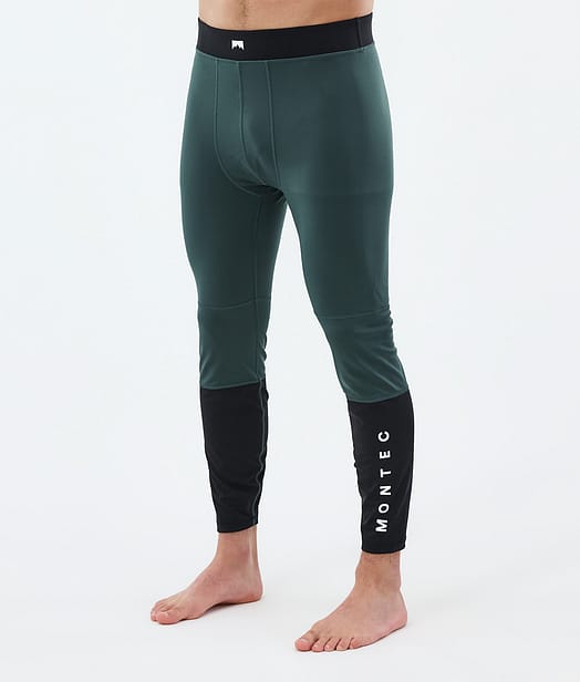 Montec Alpha Superundertøy bukse Herre Dark Atlantic/Black