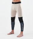 Montec Alpha Superundertøy bukse Herre Sand/Black/Metal Blue