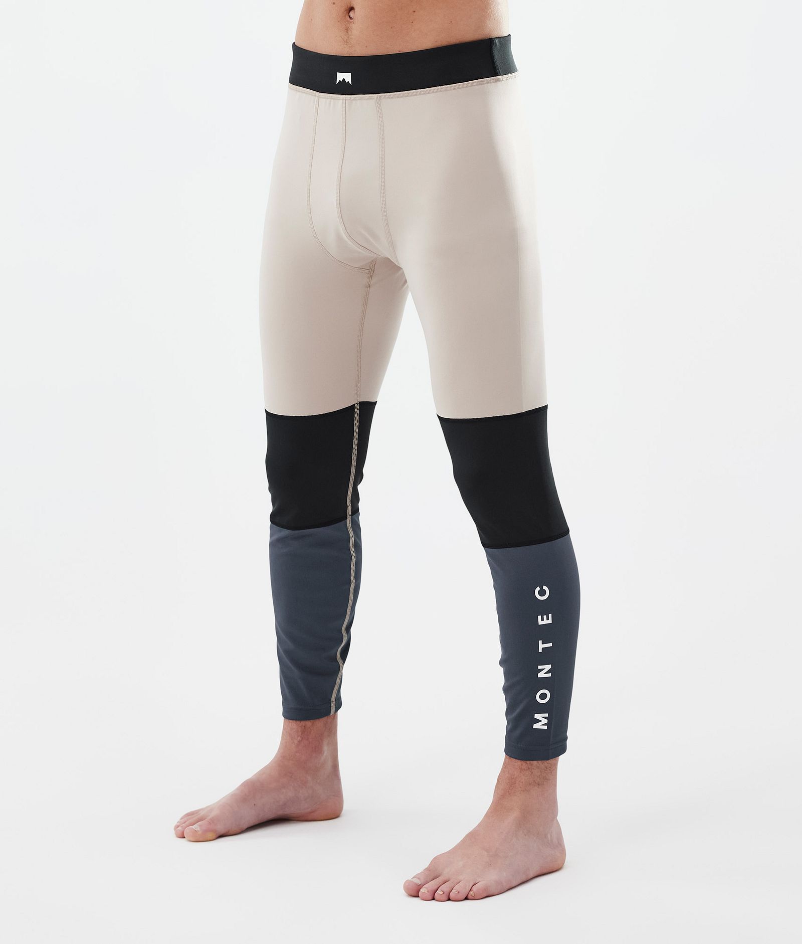 Montec Alpha Superundertøy bukse Herre Sand/Black/Metal Blue, Bilde 1 av 7