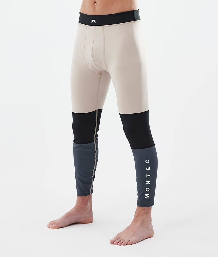 Montec Alpha Superundertøy bukse Herre Sand/Black/Metal Blue, Bilde 1 av 7
