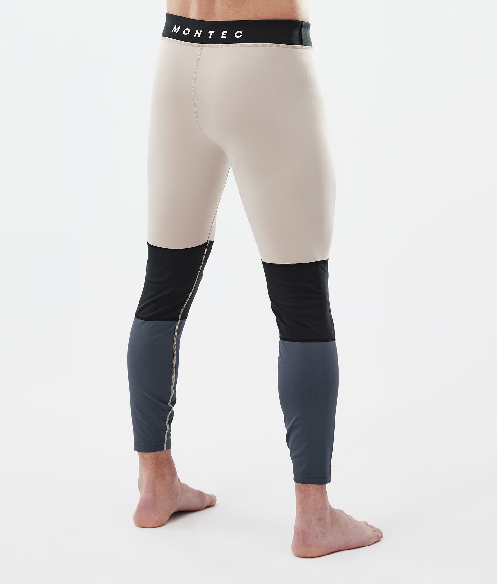 Montec Alpha Superundertøy bukse Herre Sand/Black/Metal Blue, Bilde 2 av 7