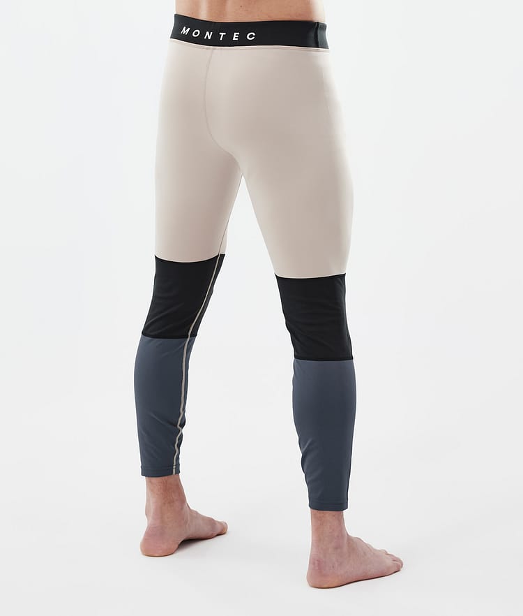 Montec Alpha Superundertøy bukse Herre Sand/Black/Metal Blue, Bilde 2 av 7
