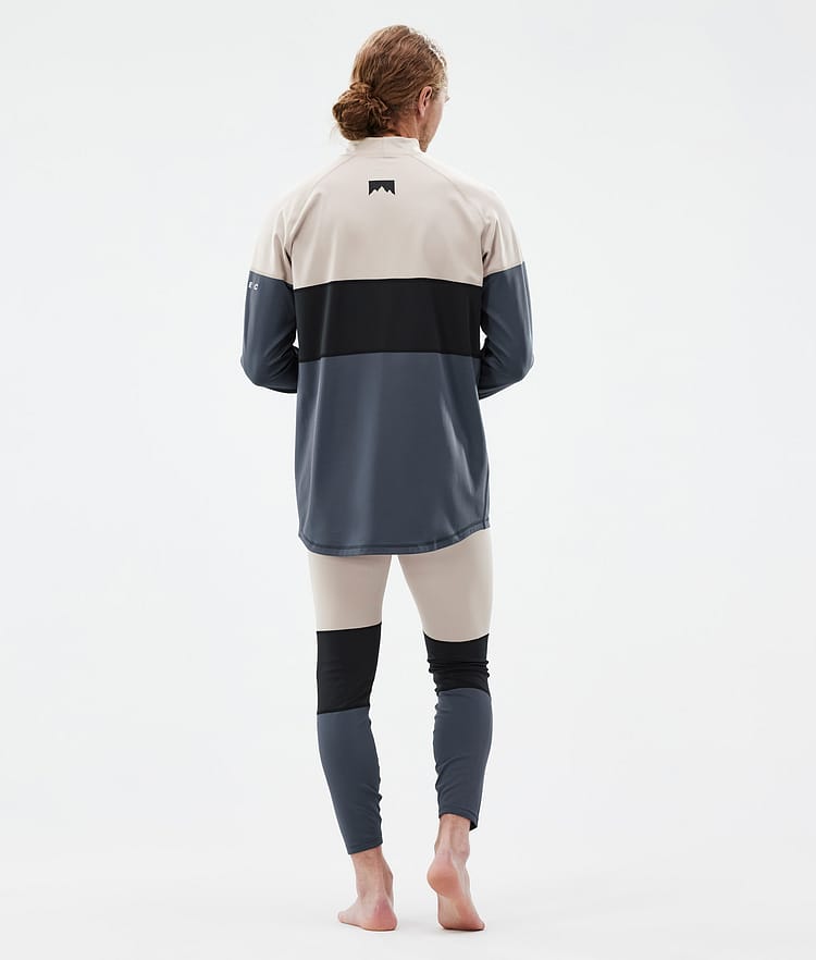 Montec Alpha Superundertøy bukse Herre Sand/Black/Metal Blue, Bilde 4 av 7