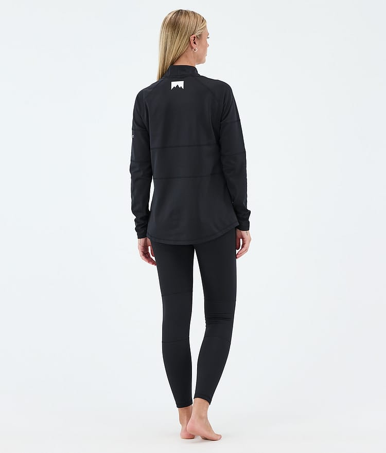 Montec Alpha W Superundertøy overdel Dame Black, Bilde 4 av 5