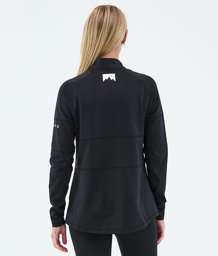 Montec Alpha W Superundertøy overdel Dame Black, Bilde 5 av 5