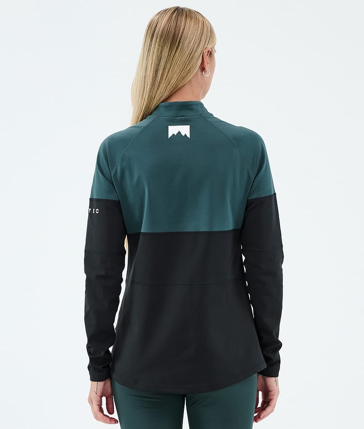 Montec Alpha W Superundertøy overdel Dame Dark Atlantic/Black, Bilde 5 av 5