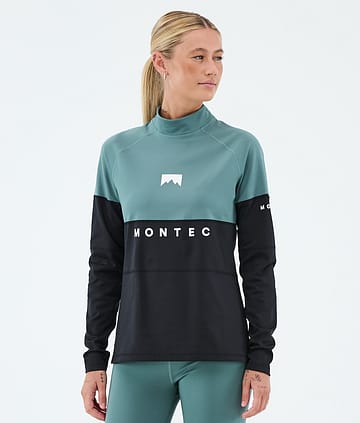 Montec Alpha W Superundertøy overdel Atlantic/Black
