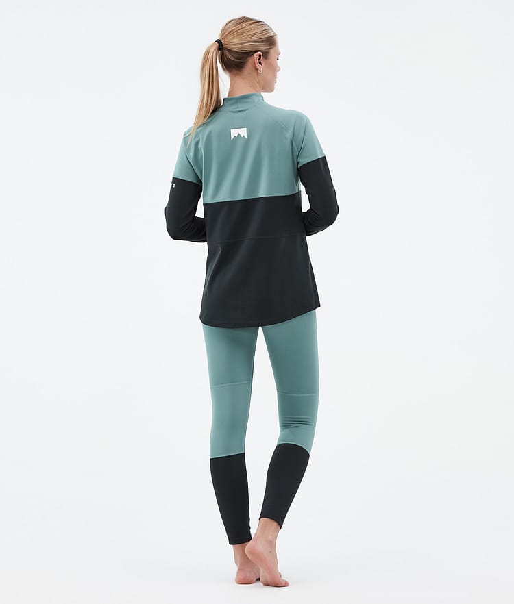 Montec Alpha W Superundertøy overdel Dame Atlantic/Black, Bilde 4 av 5