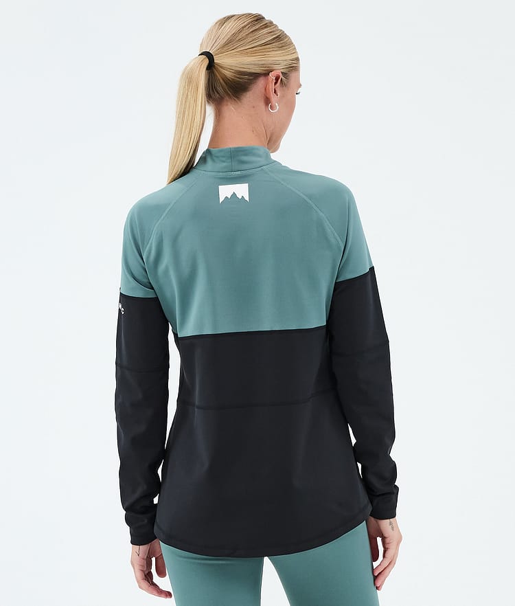 Montec Alpha W Superundertøy overdel Dame Atlantic/Black, Bilde 5 av 5