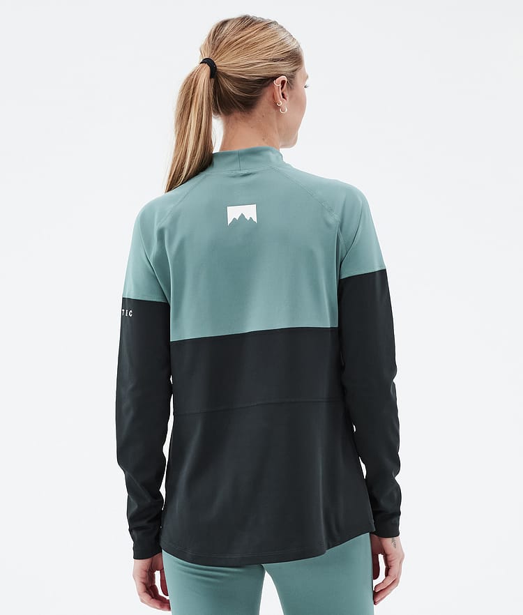 Montec Alpha W Superundertøy overdel Dame Atlantic/Black, Bilde 5 av 5
