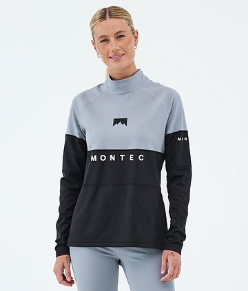 Montec Alpha W Superundertøy overdel Soft Blue/Black
