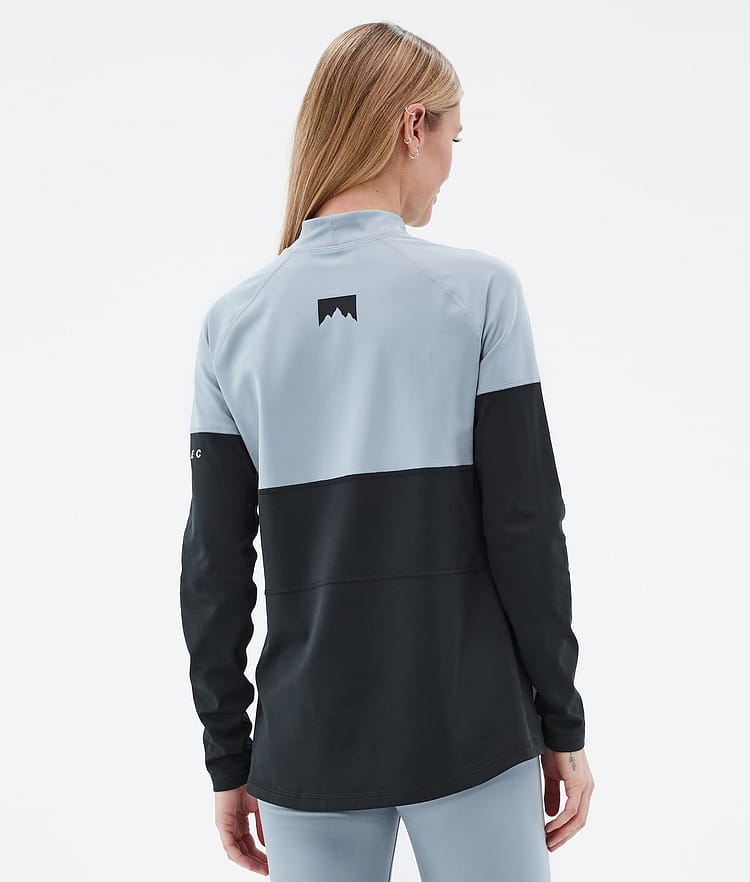 Montec Alpha W Superundertøy overdel Dame Soft Blue/Black, Bilde 5 av 5