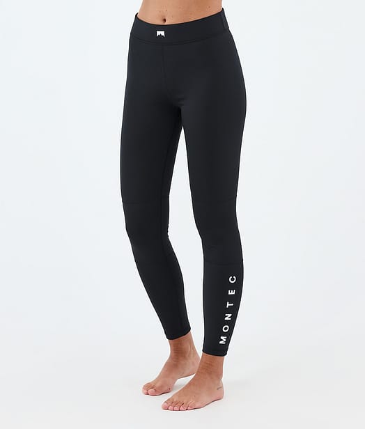 Montec Alpha W Superundertøy bukse Dame Black