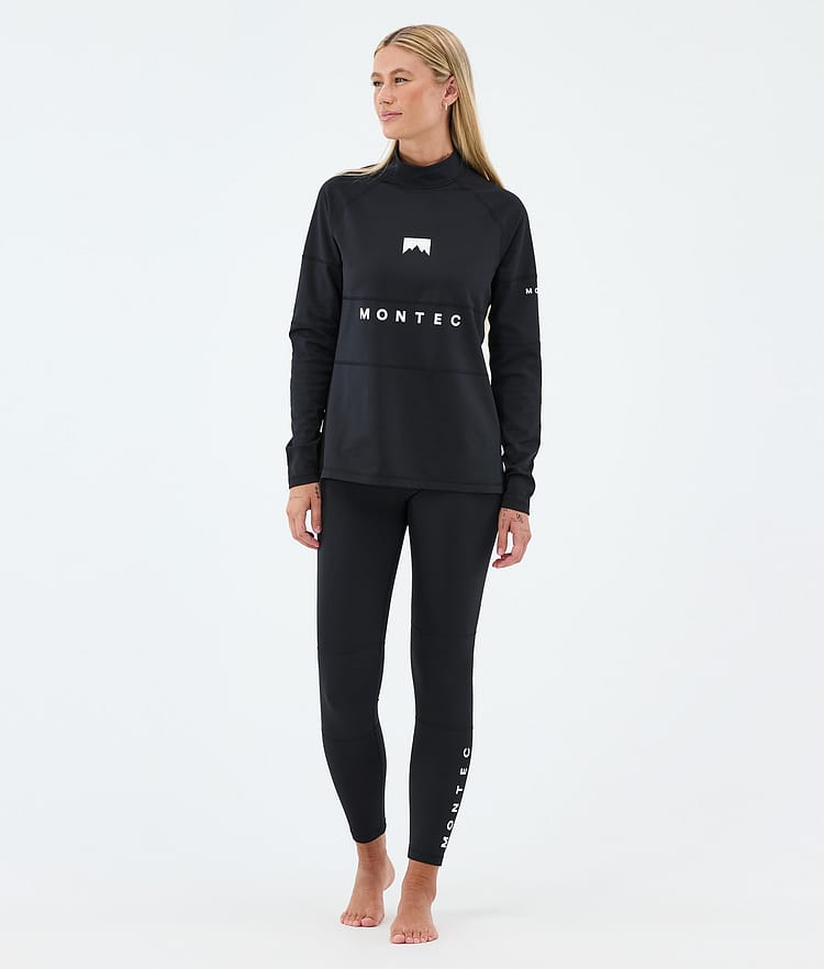 Montec Alpha W Superundertøy bukse Dame Black, Bilde 3 av 7
