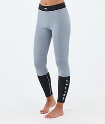 Montec Alpha W Superundertøy bukse Dame Soft Blue/Black