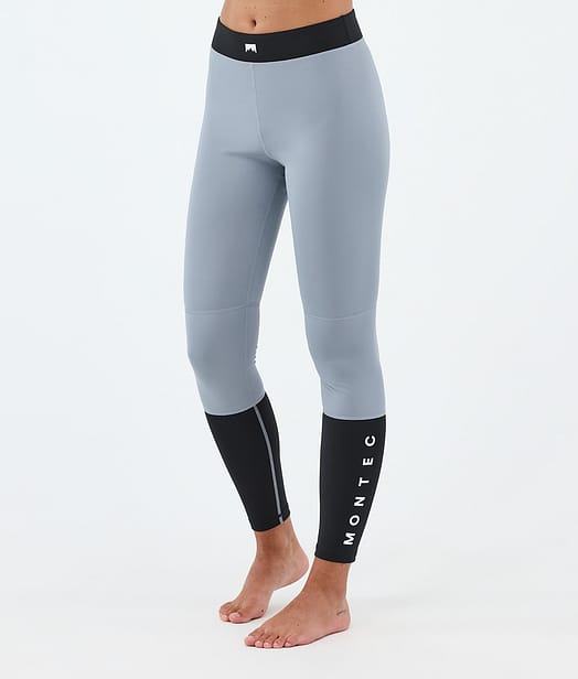 Montec Alpha W Superundertøy bukse Dame Soft Blue/Black