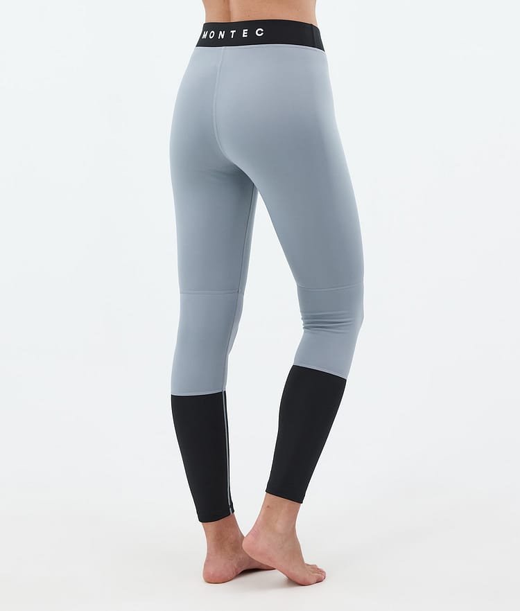 Montec Alpha W Superundertøy bukse Dame Soft Blue/Black, Bilde 2 av 7