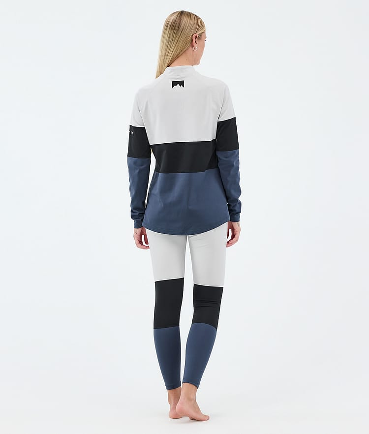 Montec Alpha W Superundertøy bukse Dame Light Grey/Black/Metal Blue, Bilde 4 av 7
