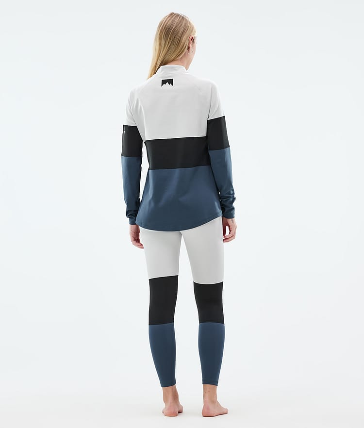 Montec Alpha W Superundertøy bukse Dame Light Grey/Black/Metal Blue, Bilde 4 av 7