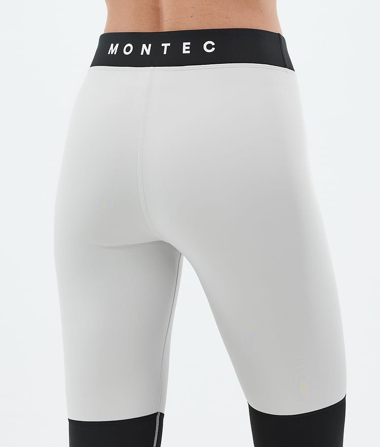 Montec Alpha W Superundertøy bukse Dame Light Grey/Black/Metal Blue, Bilde 6 av 7