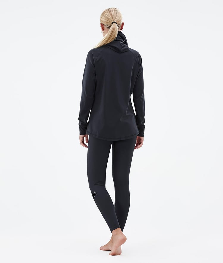 Dope Snuggle W 2022 Superundertøy overdel Dame 2X-Up Black, Bilde 5 av 6