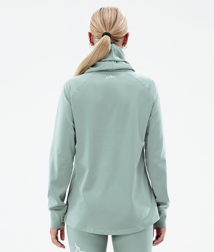 Dope Snuggle W 22 Superundertøy overdel Dame 2X-Up Faded Green, Bilde 3 av 6