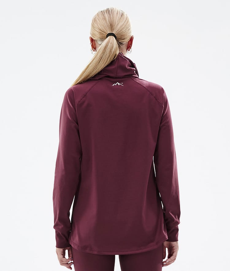 Dope Snuggle W 22 Superundertøy overdel Dame 2X-Up Burgundy, Bilde 3 av 6