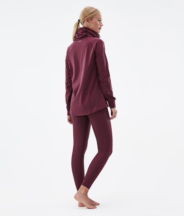 Dope Snuggle W 2022 Superundertøy overdel Dame 2X-Up Burgundy