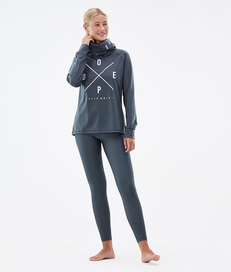 Dope Snuggle W 22 Superundertøy overdel Dame 2X-Up Metal Blue, Bilde 4 av 6