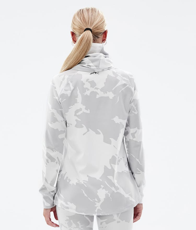 Dope Snuggle W 2022 Superundertøy overdel Dame 2X-Up Grey Camo, Bilde 3 av 6